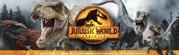 Nuevo banner oficial de Jurassic World Dominion. 