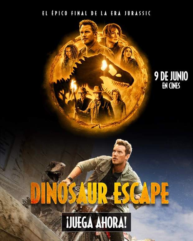 Juego: Dinosaur Escape de Jurassic World Dominion