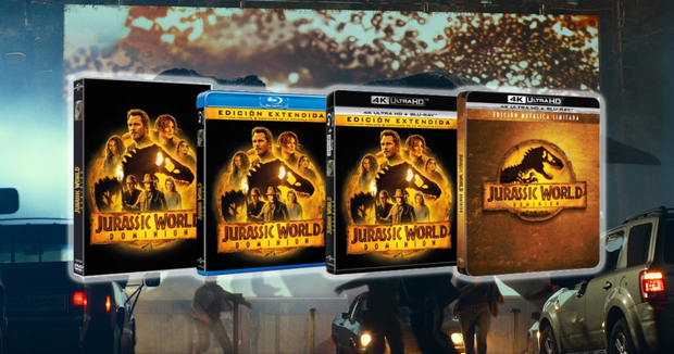 Jurassic World Dominion. Caratulas ediciones Españolas