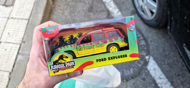 Jada Jurassic Park Coche 4x4 Ford Explorer Escala 1:32 (15cm). Mi Compra 22-03-2023.
