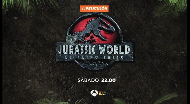Jurassic World El Reino Caido. Hoy Sábado 08-04-2023 a las 22:00 horas en Antena 3.