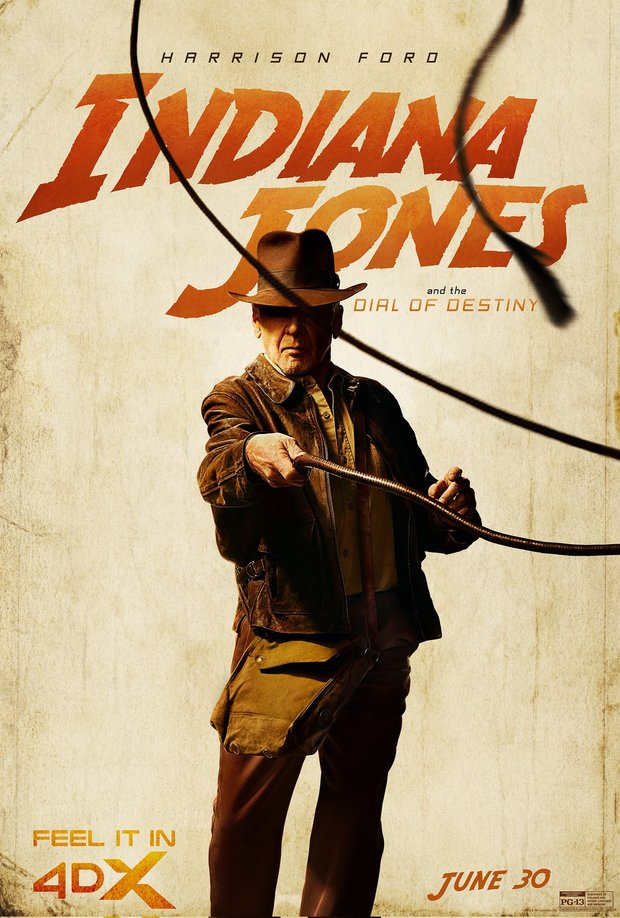 Indiana Jones y el dial del destino. Póster  4DX.