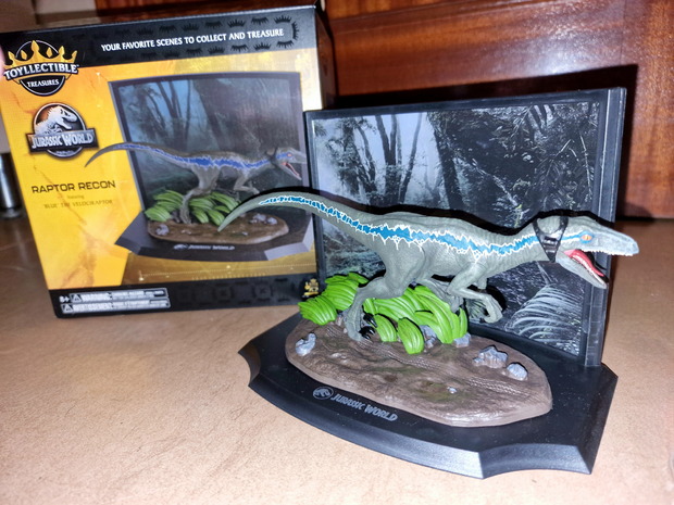 The Noble Collection Toyllectible Treasure Raptor Recon Blue Jurassic World: Mi Compra 22-08-2023.