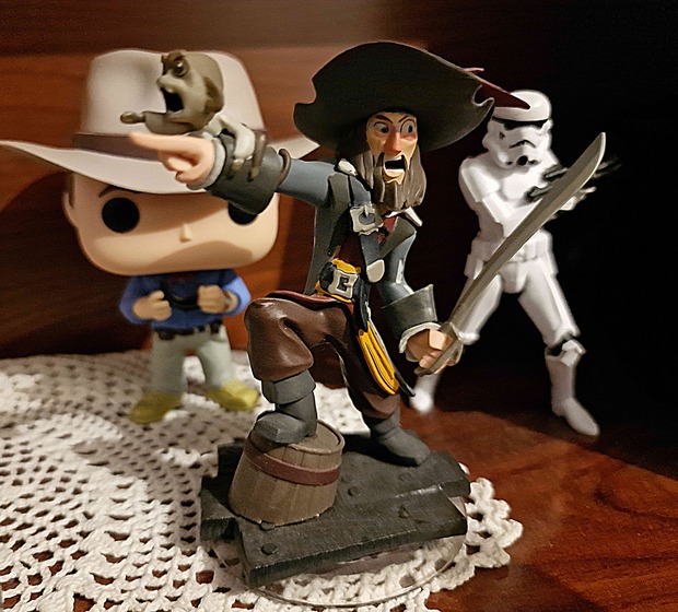 Héctor Barbossa. Disney Infinity - Figura Piratas Del Caribe