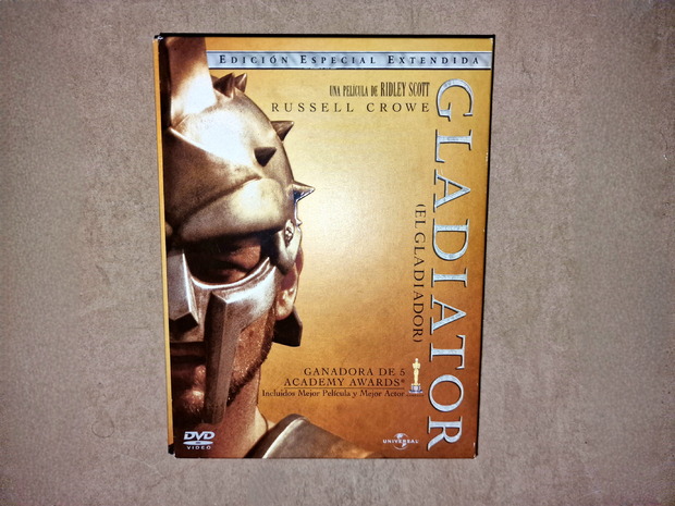 Gladiator. Edición especial coleccionista en DVD. Mi Compra del 27-10-2023.