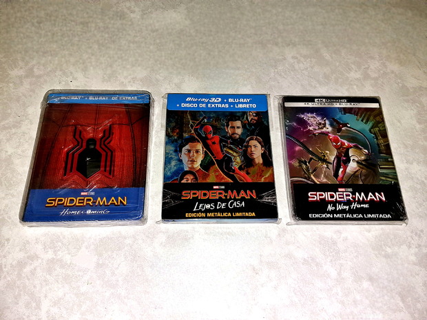 Spider-Man. Mi colección de la Trilogía Marvel de Tom Holland. 