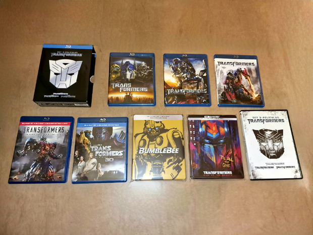 Mi colección de Transformers.