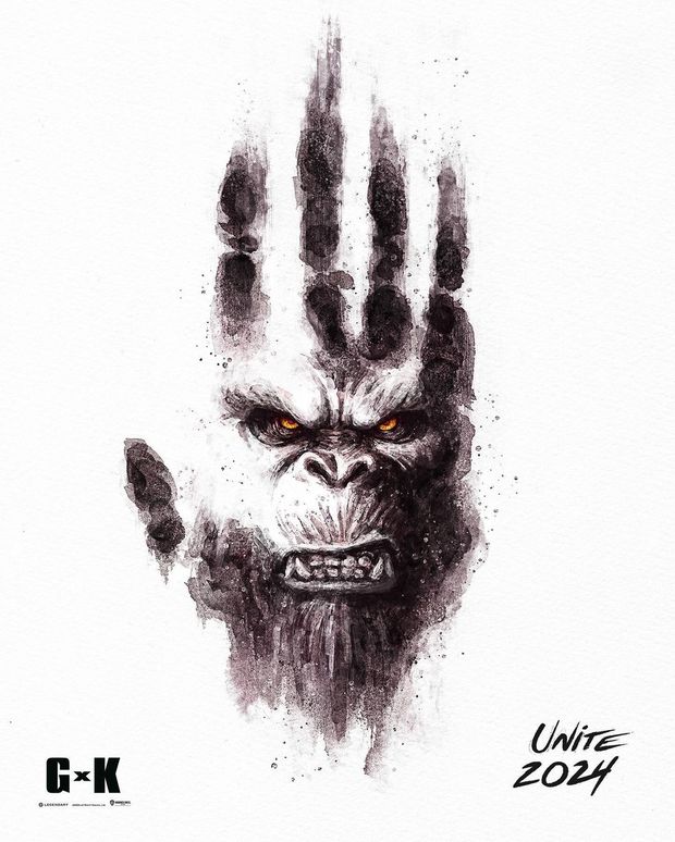 Godzilla x Kong: The New Empire. Póster Kong 