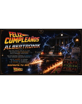 Hoy cumple años nuestro querido amigo y compañero de mubis Albertronik!.