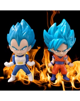 Vegeta y Goku. Figuras Burger King. Mi Compra 15-09-2026.