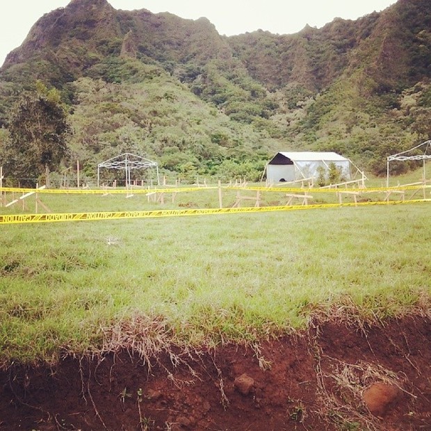 JURASSIC WORLD: Construcción decodaros en Hawaii