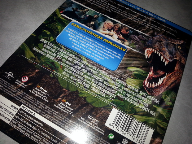 Fotografías de la ed. esp. Jurassic Park en Steelbook Blu-ray 2/8