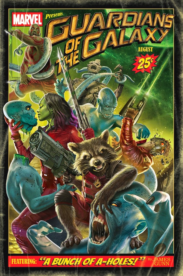 Guardians of the Galaxy - Pedazo de Fan Poster