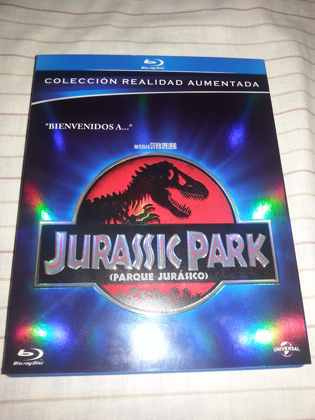 Jurassic Park blu ray realidad aumentada