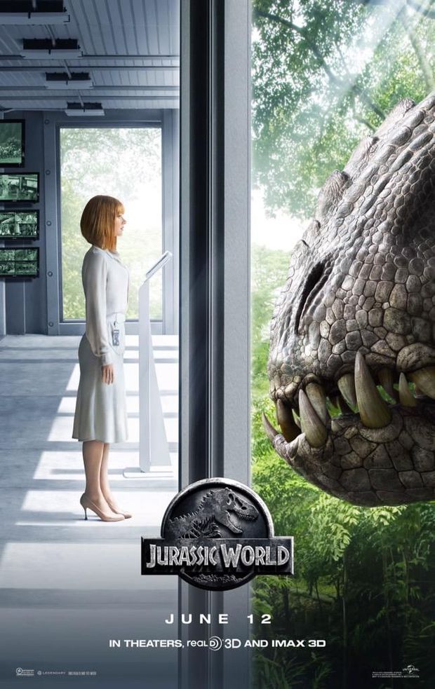 "Jurassic World" poster