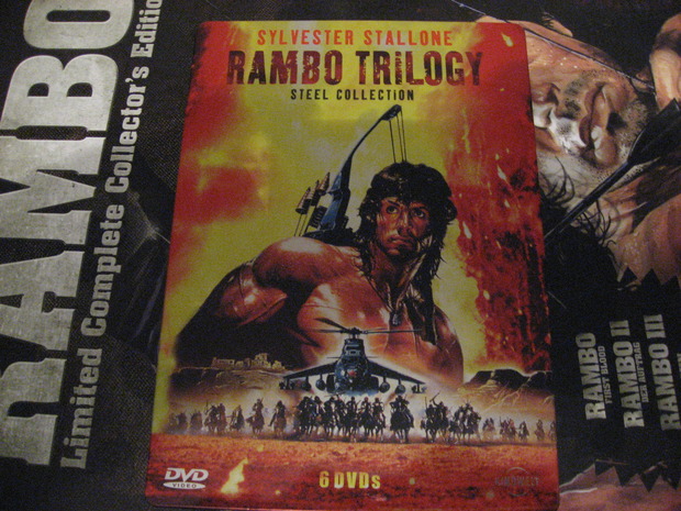 RAMBO STEELBOOK ALEMAN DVD