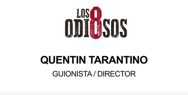 Los Odiosos Ocho - Entrevista Quentin Tarantino.