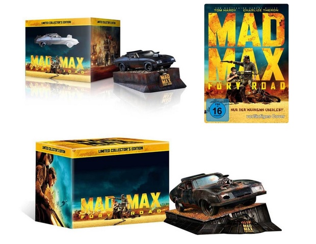Más detalles sobre las ediciones coleccionistas de "Mad Max: Fury Road" Incluida la Edición Limitada en Vinilo de la BSO.