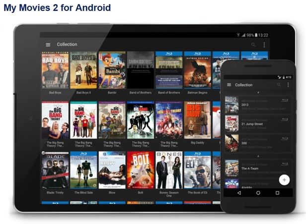Actualización de la aplicación My Movies Pro 2 para Móvil y Tablet.