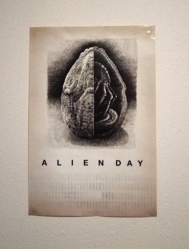 Póster de regalo en el evento de Cinesa Capitol (Madrid) --- Alien Day ´17