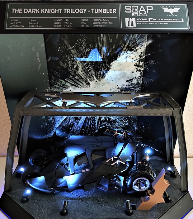 The Dark Knight Trilogy: "1/12 Scale Remote Controlled Tumbler Deluxe Pack" by SOAP STUDIO 