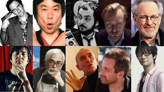 Buena comparación. 5 directores de cine Vs. 5 creadores de videojuegos.