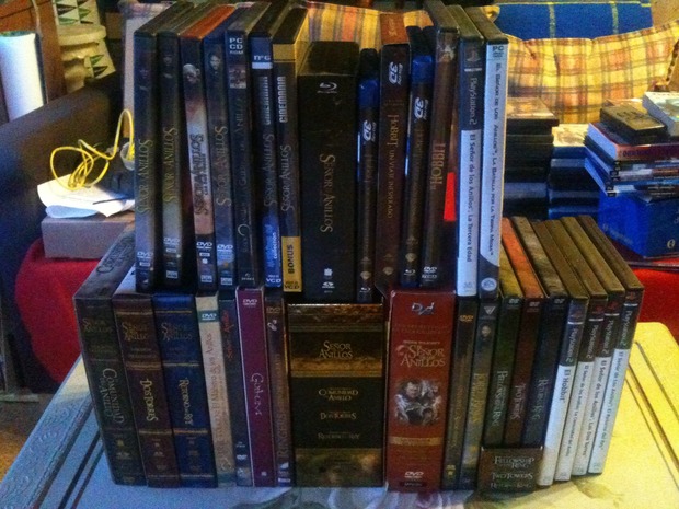 Todo lo que tengo de "El Señor De Los Anillos", "El Hobbit" y el Mundo Tolkien