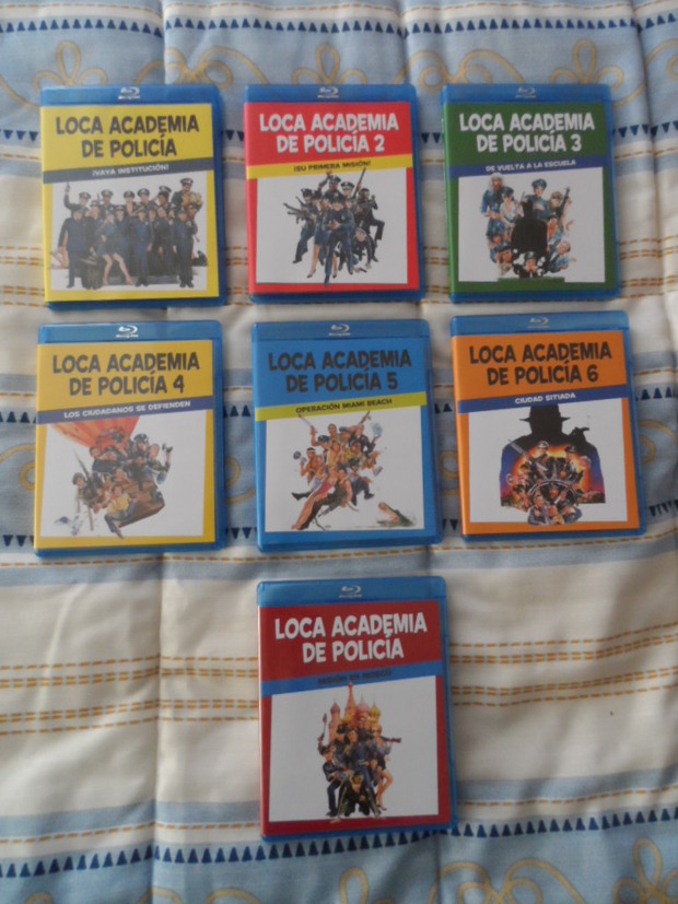 Saga Loca Academia de policia completa