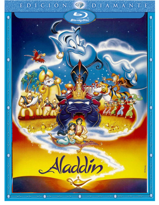 Aladdin Blu-ray (cover) Diamond Edition