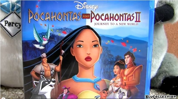 Pocahontas blu ray unboxing review with Percy, Meeko and Flit with Pocahontas 2
