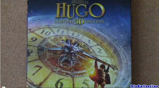 HUGO 3D blu ray unboxing review Region Free 3-disc blu-ray dvd