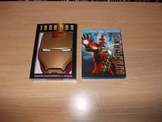 Colección Iron Man - Iron man DVD y Iron Man 2 Blu-ray + DVD