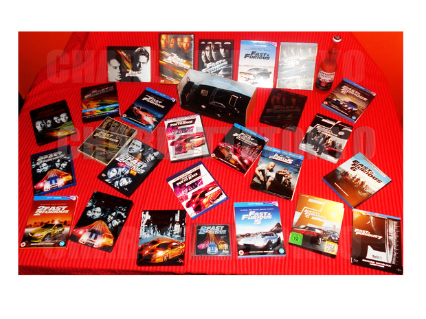 The Fast and the Furious Colección Completa (DVD-Blu-ray) *-CharlotteTokyo-*