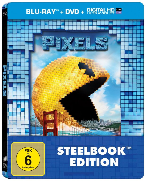 Pixels (2-Disc-Steelbook) (Edición Alemana)