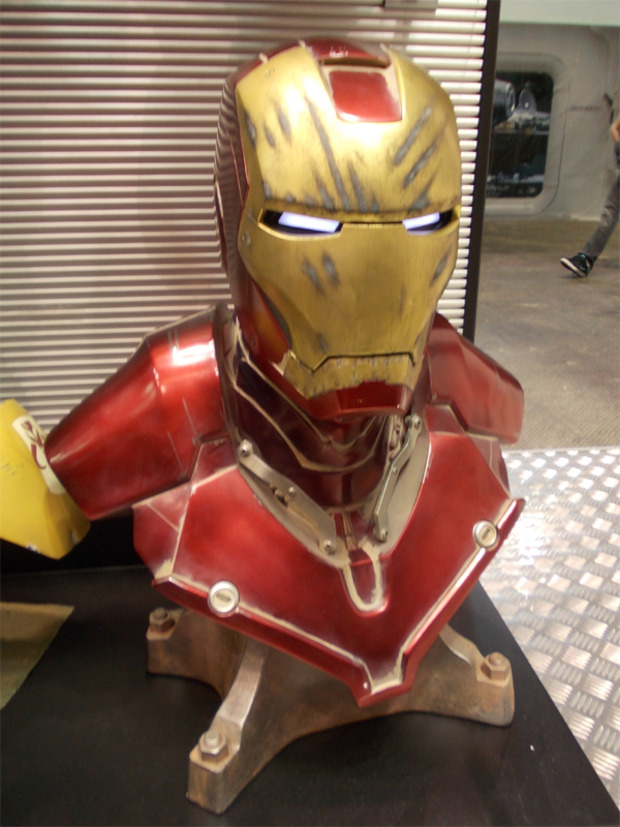 Busto gigante Iron Man (30º Salón del Comic Barcelona)