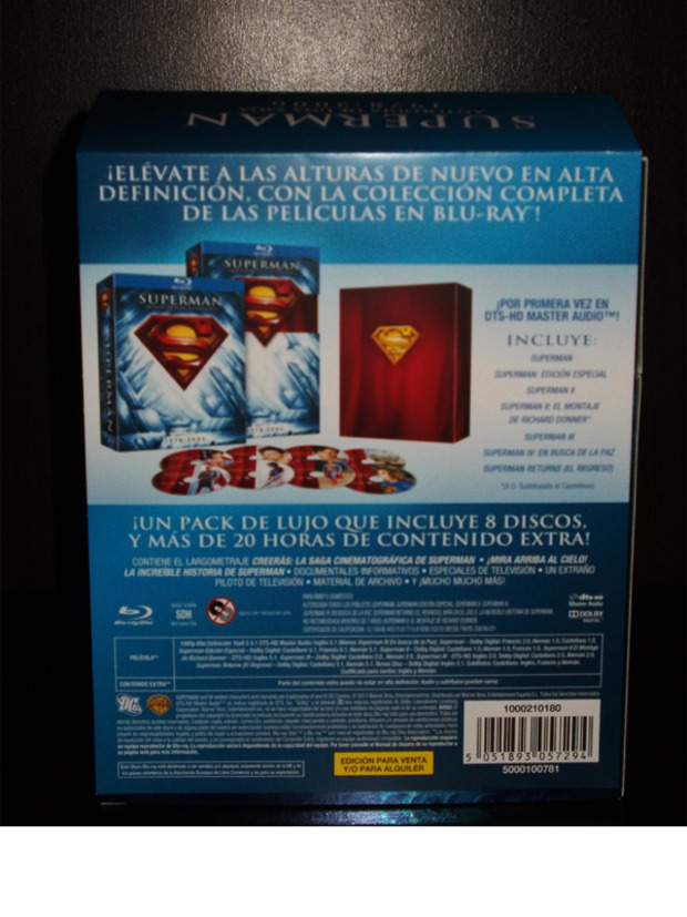 Superman La antología (contraportada)