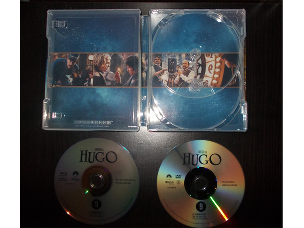 Hugo steelbook - Interior / Blu-ray + DVD