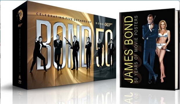 Bond 50 with Limited Edition HC Book Blu-ray		 James Bond