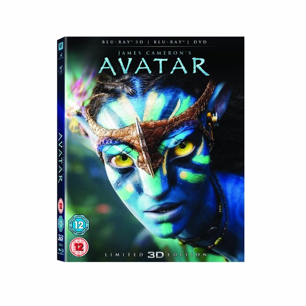 Avatar 3D Blu-ray		 Limited 3D Edition / Blu-ray 3D + Blu-ray + DVD