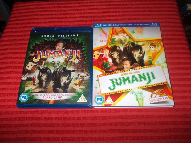 Jumanji [Reino Unido] [Blu-ray] - Portada