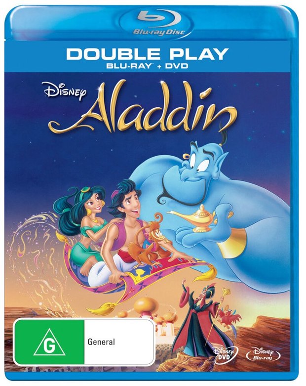 Disney blu ray de "Aladdín" 