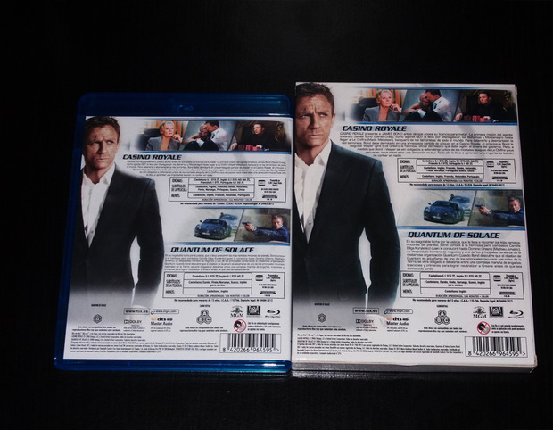007 Bond - Pack Daniel Craig [Blu-ray] - Contraportada