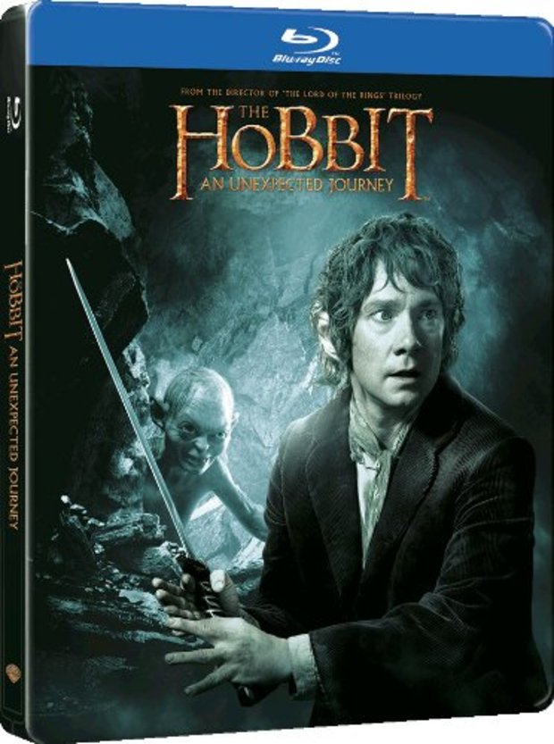 The Hobbit: An Unexpected Journey - Limited Edition Steelbook (Exclusive to Amazon.co.uk) [Blu-ray + UV Copy] [2012][Region Free]