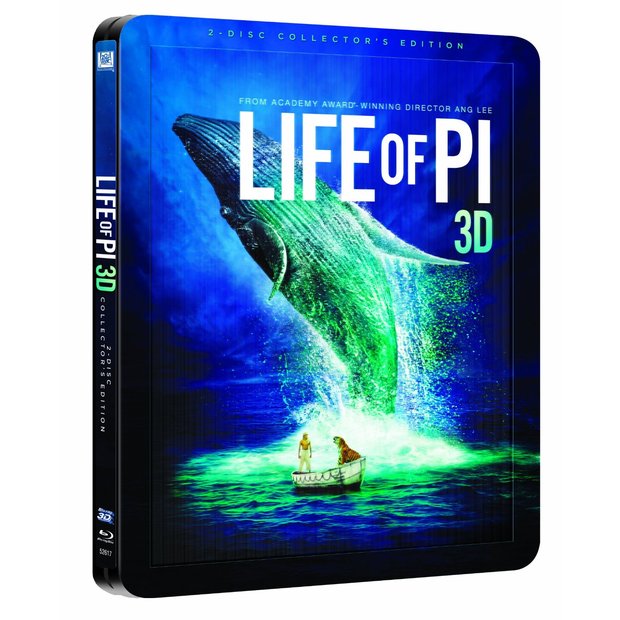 Life of Pi - Limited Edition Steelbook (Blu-ray 3D + Blu-ray + UV Copy)