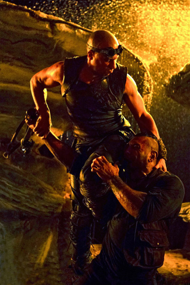 Vin Diesel en plena acción en  Riddick 3