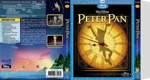 Slipcover para descargar - Peter Pan Edición Diamante