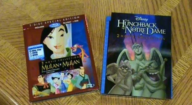 Unboxing: Mulan 1 & 2 and The Hunchback of Notre Dame 1 & 2 Blu-Ray
