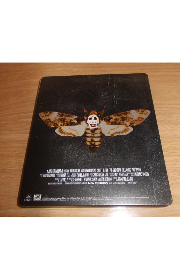 The Silence of the Lambs (SteelBook / Blu-ray + DVD) -UK- Contraportada 2