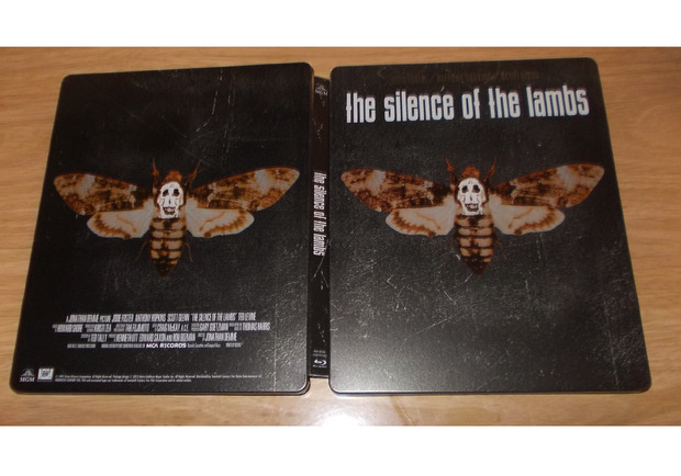 The Silence of the Lambs (SteelBook / Blu-ray + DVD) -UK- Portada/Lomo/Contraportada 