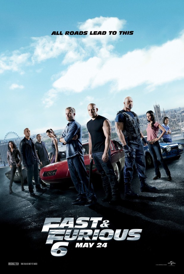 -Póster //Fast & Furious 6// -